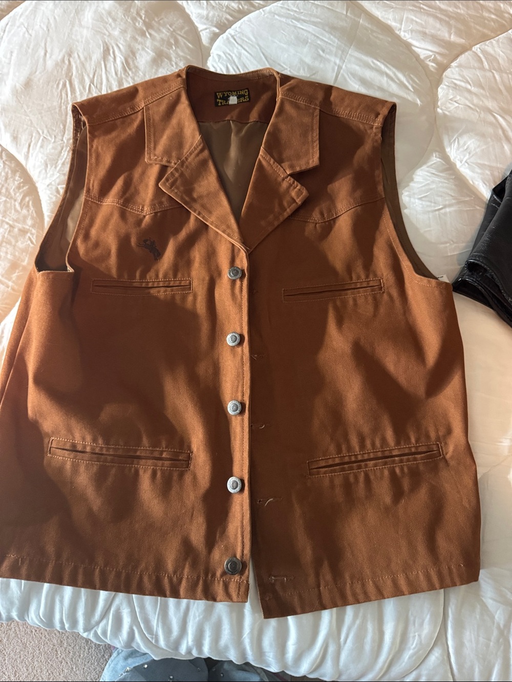Men’s Wyoming trails cotton rugged vest  size large
